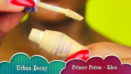 Gold Flake Liner & Bold Lip Makeup Tutorial | Ellarie