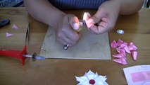 Flor de Fitas de Cetim Passo a Passo -satin ribbon rose ,Rose Tutorial, DIY