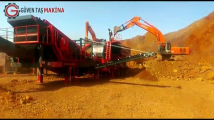 Mobil Taş Kırma Eleme Tesisi