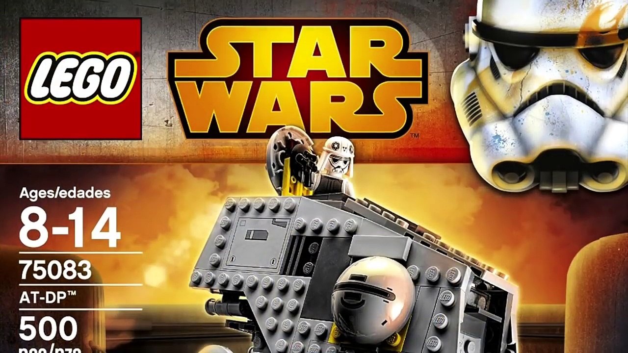 Лего Звёздные Войны Повстанцы 75083 + Мультики. Обзор на русском языке. Star Wars AT-DP