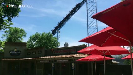 Una falla en una montaña rusa dejó a decenas de personas suspendidas