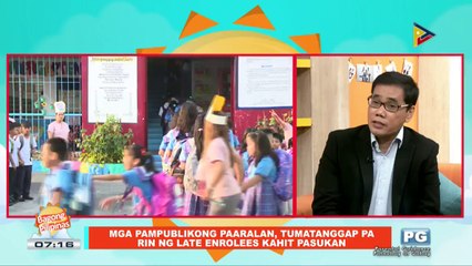 ON THE SPOT: Mga pampublikong paaralan, tumatanggap pa rin ng late enroless kahit pasukan