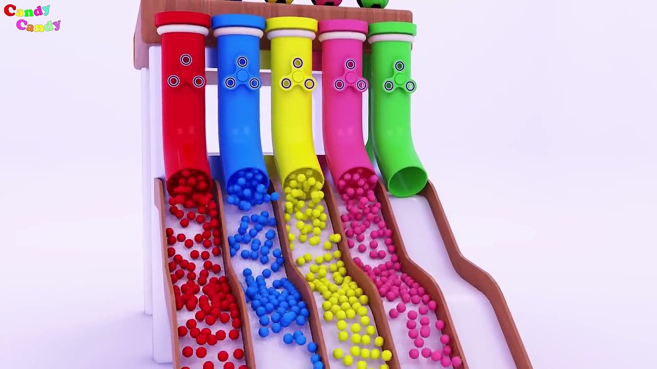 Colores para que los niños aprendan Spiderman Soccer Cars Aprenda los colores para los niños