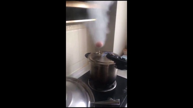 Regardez comment il fait cuire son oeuf à la vapeur