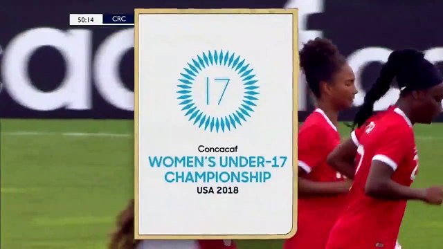 0-2 Fara Williams Goal CONCACAF Women U17 Championship Group B - 06.06.2018 Costa Rica (W) U17...