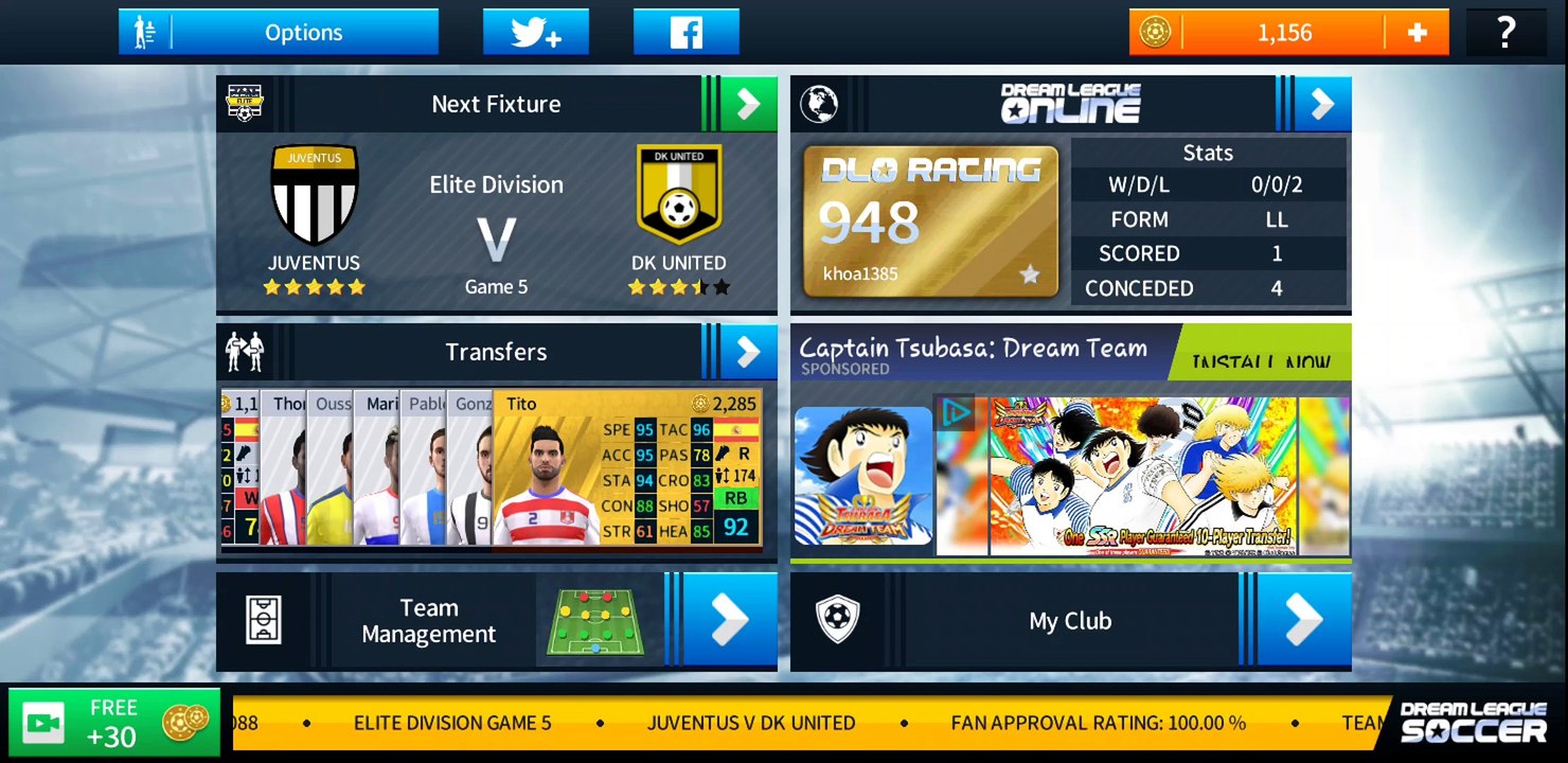 Dream League 2018 IOS Android - Season 2 - Game 7