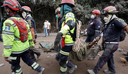 Over 60 dead in Guatemala volcano eruption