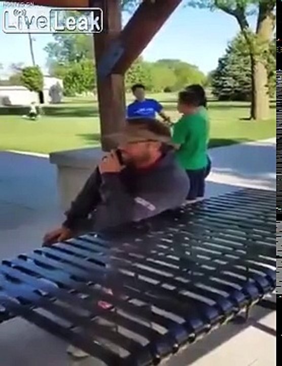 Kid attacks man who stopped him from keying cars