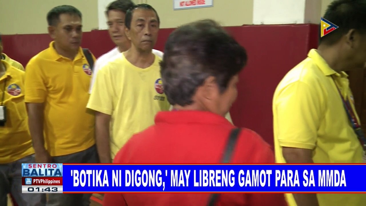 'Botika ni Digong', may libreng gamot para sa MMDA