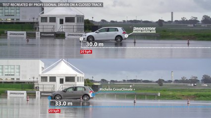 Bridgestone Weather Control A005 WET BRAKING