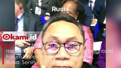 Di Forum Parlemen Dunia, Zulkifli Hasan Suarakan Solidaritas untuk Palestina