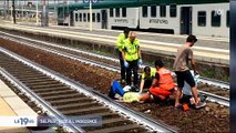 Scandale : En Italie, un homme prend un selfie devant une femme heurtée par un train - Regardez