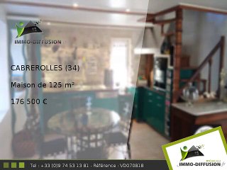 Maison A vendre Cabrerolles 125m2 - Nord beziers