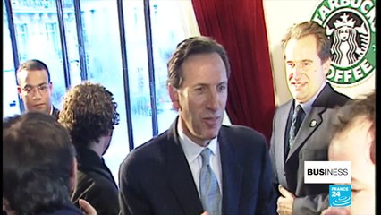 Starbucks boss Schultz steps down, hints at political ambitions