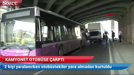 Üsküdar’da trafik kazası 2 yaralı