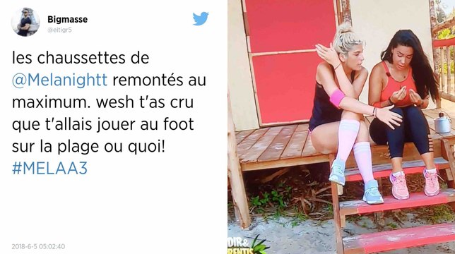 Moundir et les Apprentis Aventuriers 3 : Les chaussettes de Mélanight font rire les téléspectateurs !