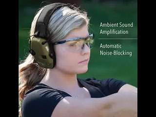 [- Honeywell Howard Leight 1013530 Impact Sport Foldable Ear Defender, SNR 25(Green)  -]