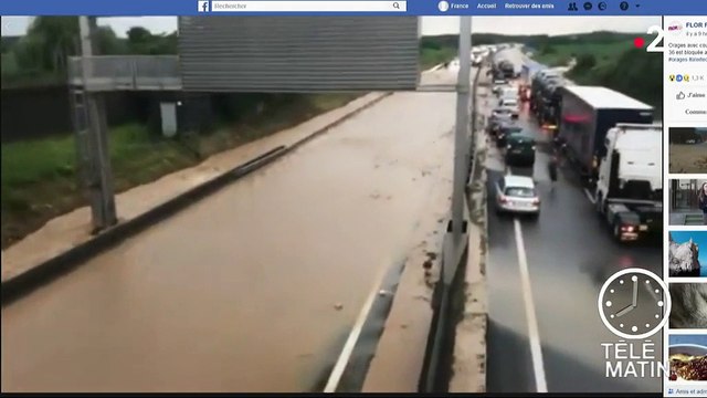 Intempéries : orages et pluies diluviennes s'abattent sur une grande partie de la France
