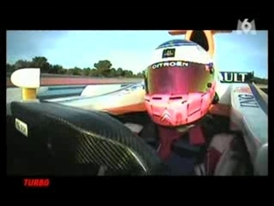 Loeb dans la renault F1