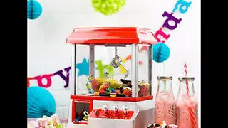 [- Gadgy ® Candy Grabber with mute button | Party Arcade Machine | Traditional Fairground Repli