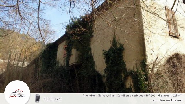 A vendre - Maison/villa - Cornillon en trieves (38710) - 6 pièces - 125m²