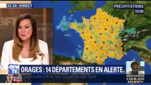 Orages : 14 départements en vigilance orange