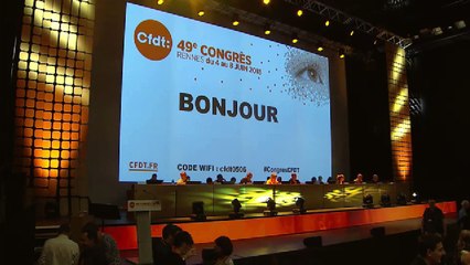 49è Congrès CFDT - Mardi 5 juin : 8h30/10h30