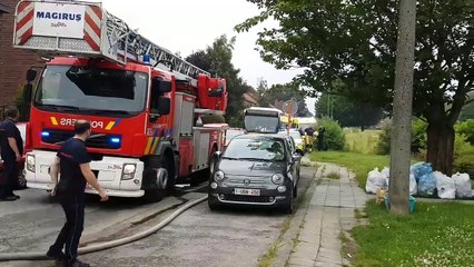 Charleroi: incendie dans un immeuble à appartements