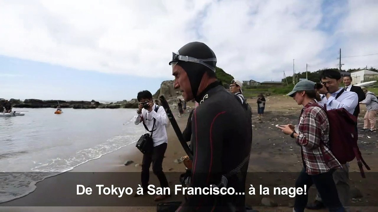 Tokyo-San Francisco: Lecomte commence sa traversée du Pacifique