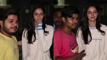 Chunkey Pandey's daughter Ananya Pandey Looks Nervous While Clicking Pics With Fans