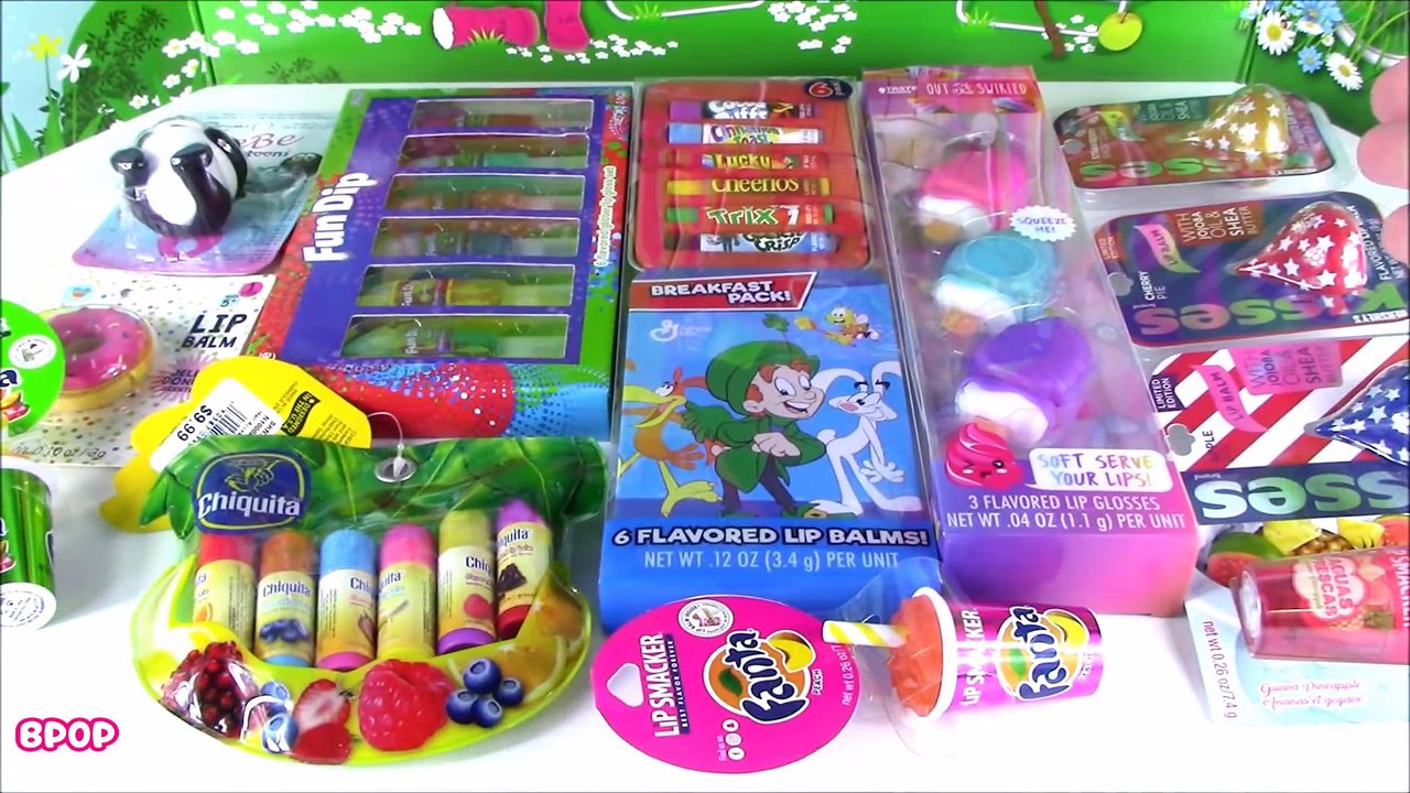 NEW Summer LIP BALM BONANZA Collection OPENING! Chapsticks! LIP GLOSS! LIP BALMS! LIP Jelly! FUN