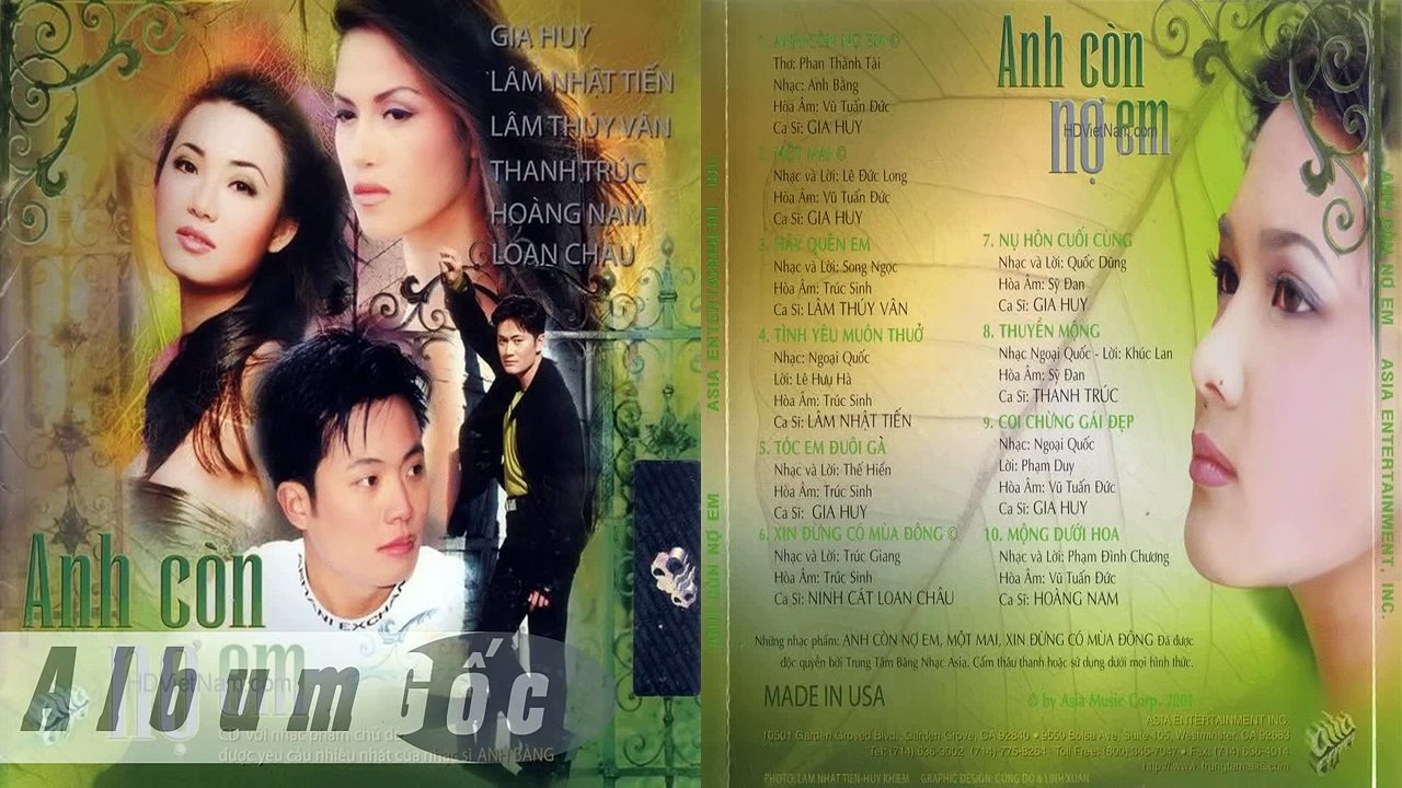 Asia 153 - Anh Còn Nợ Em [Lossless] - nhạc tình bolero