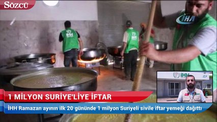 1Milyon Suriye'liye iftar
