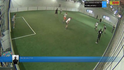 But de Loic (1-2) - LES CASSES-NOISETTES Vs FC BELLATOR 2 - 04/06/18 21:00 - LIGUE 3