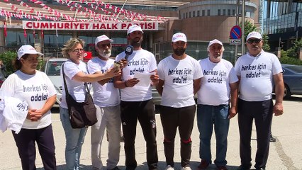 CHP Genel Merkezi önünde eylem - ANKARA