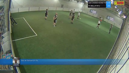 But de Samuel (5-15) - LES CASSES-NOISETTES Vs FC BELLATOR 2 - 04/06/18 21:00 - LIGUE 3