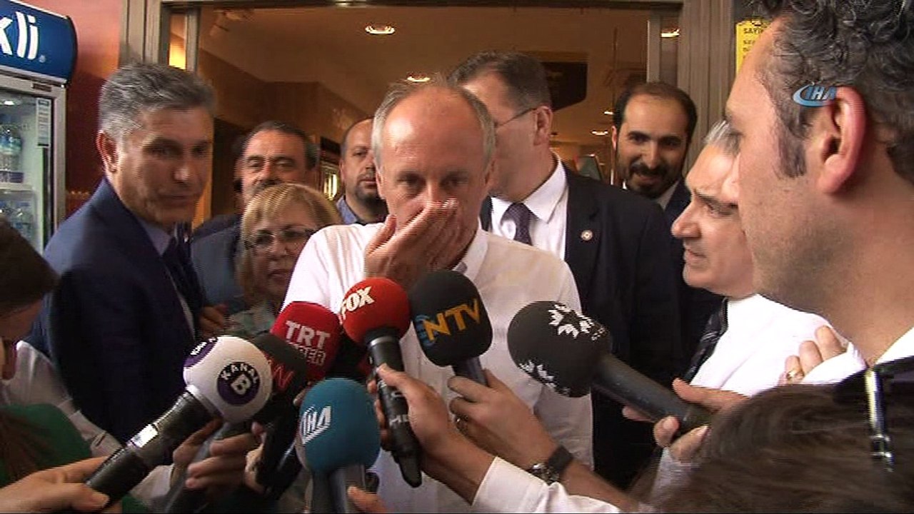 Muharrem İnce:' Henüz rapor gelmedi. Bana göre 120 klasör Erdoğan'a  göre 85 klasör. Onu öyle 2 saatte inceleyebileceklerini sanmıyorum. Ama söylediğimin arkasındayım. İade talebi usulüne uygun değil'