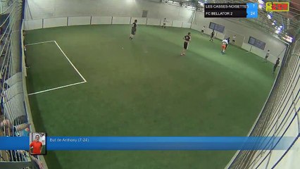 But de Anthony (7-24) - LES CASSES-NOISETTES Vs FC BELLATOR 2 - 04/06/18 21:00 - LIGUE 3