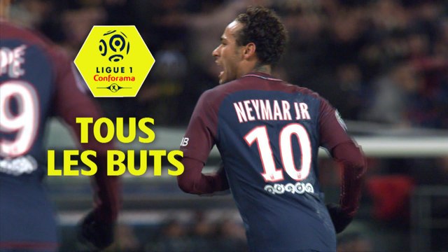 Tous les buts de Neymar JR | saison 2017-18 | Ligue 1 Conforama