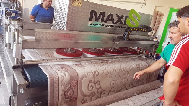 tam otomatik halı yıkama makinası,halı sıkma makinası maxis