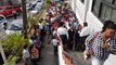 HUNDREDS of people waited outside the San Fernando High Court  on Thursday as hearings for the annual renewal of licences were conducted.The process was held at