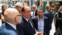 François Hollande répond à une question sur le maire de Besançon. Jean-Louis Fousseret, qui a quitté le PS pour rejoindre LREM