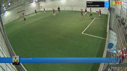 Faute de Yann - KRAMP Vs LE MILAN CASSE - 04/06/18 21:00 - LIGUE 3 - Poitiers Game Parc