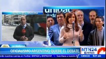 Oficialistas argentinos buscan reabrir debate en el Senado sobre desafuero de Cristina Fernández