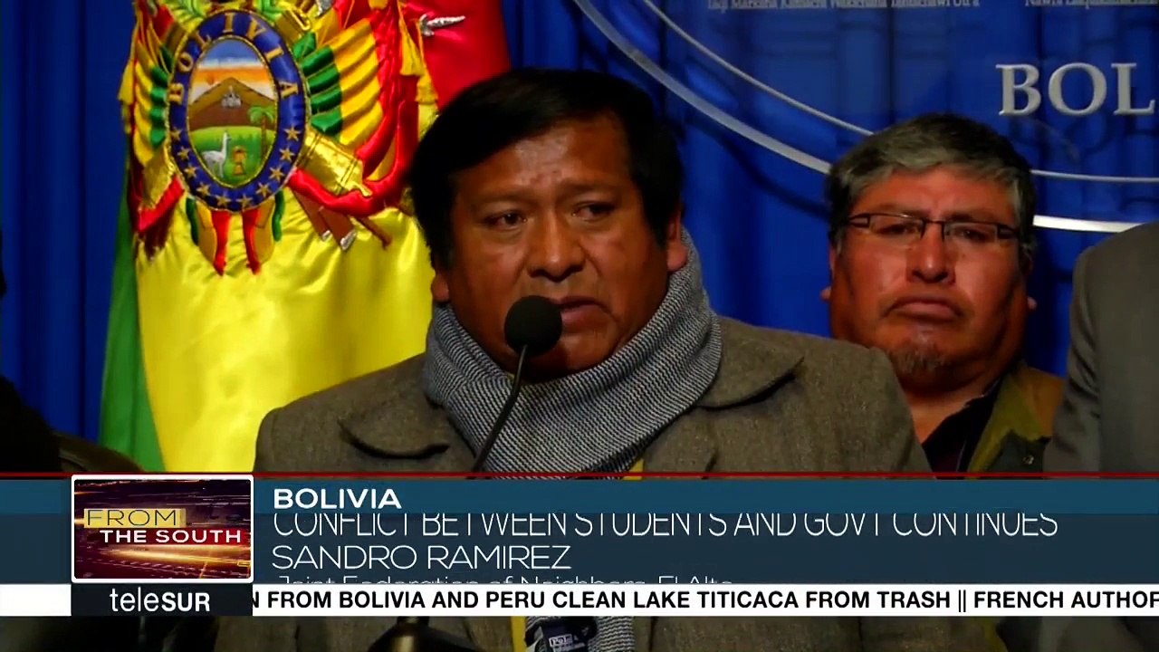 Bolivia's Government Challenged by Students' Protests