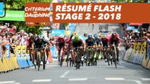 Résumé Flash - Étape 2 (Montbrison / Belleville) - Critérium du Dauphiné 2018