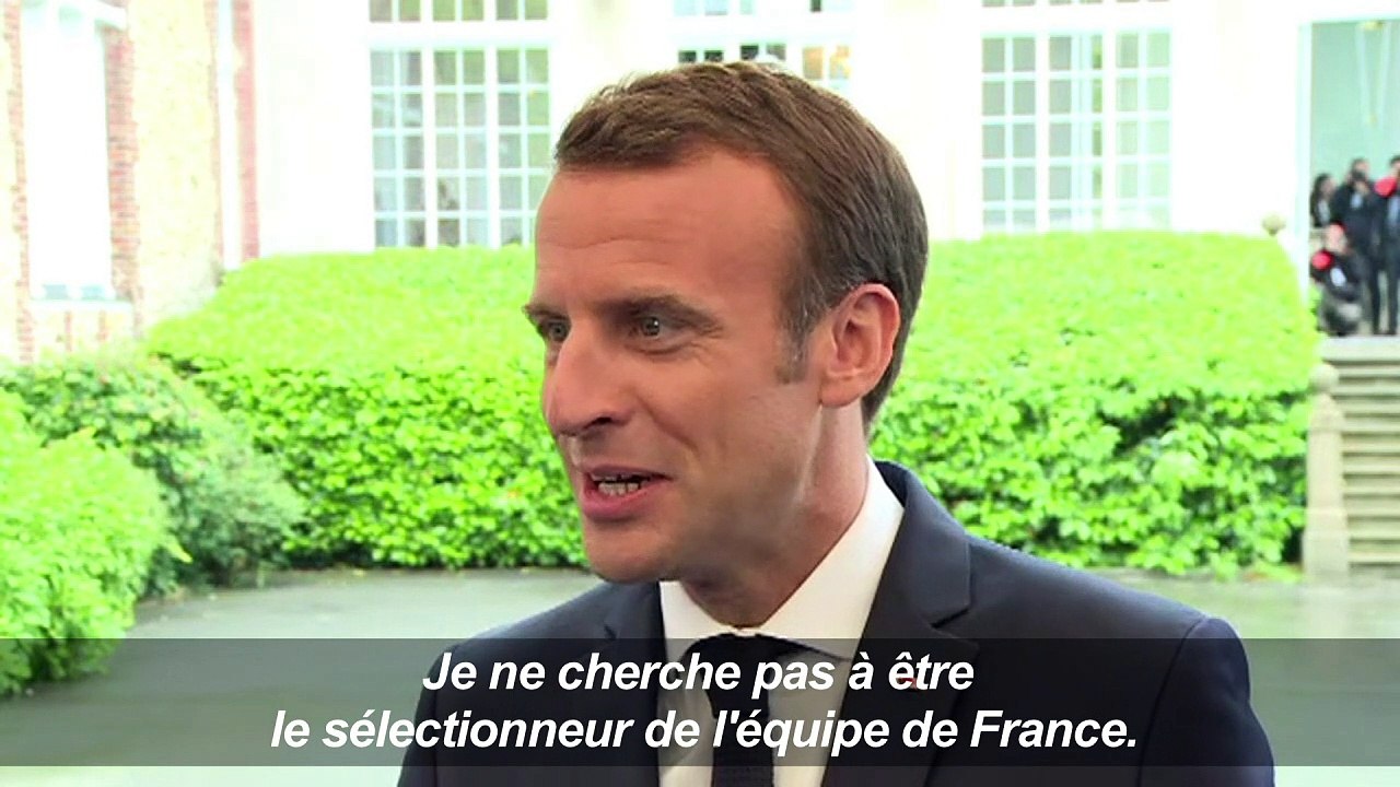 Macron: "Une compétition est réussie quand elle est gagnée"