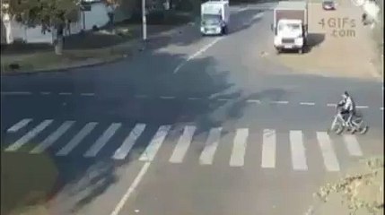 A surveillance camera filmed a strange event