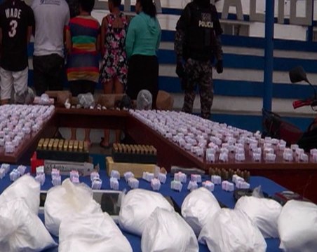 Cargamento de droga fue decomisada en el puerto Mríntimo de la provincia de El Oro