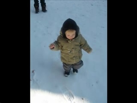 Premiers pas dans la neige